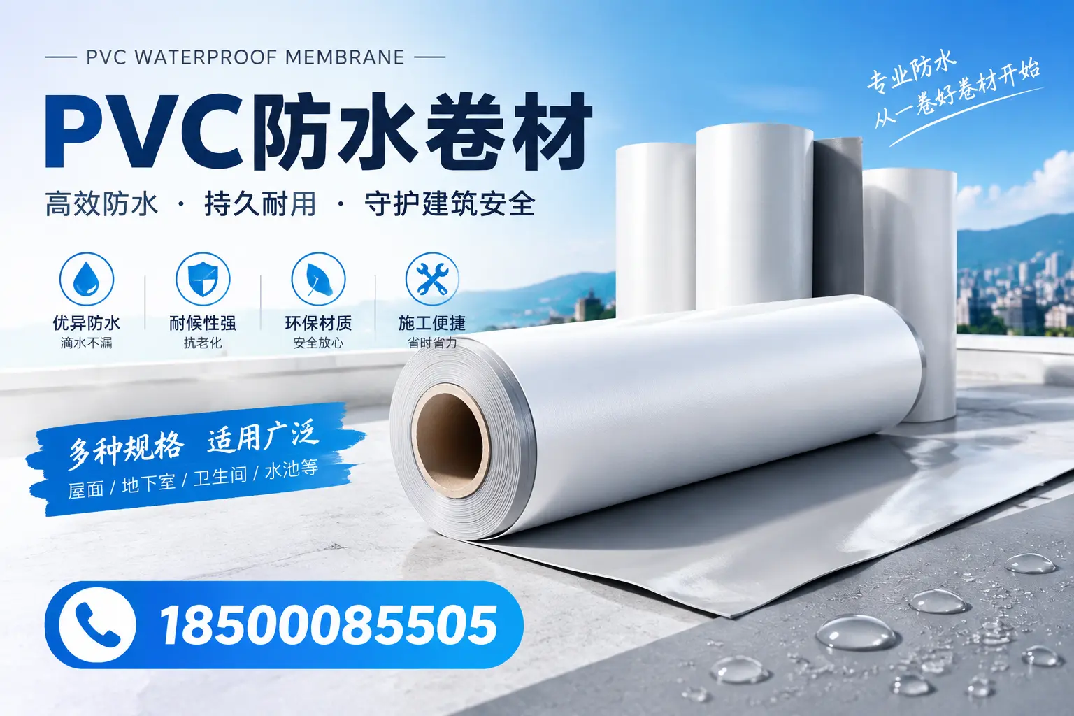 如何选择适合的PVC防水卷材？专家为您解答巴中的需求
